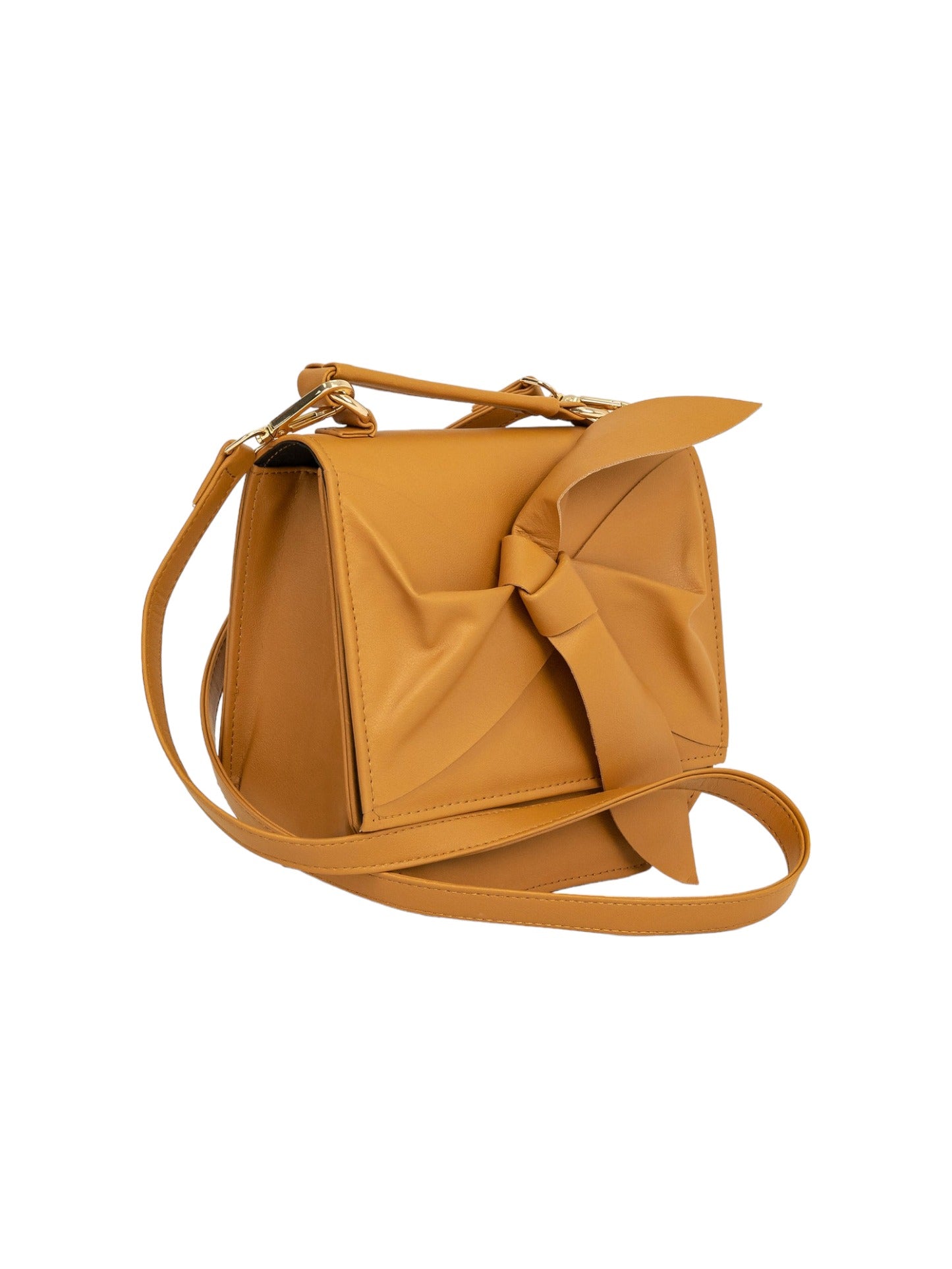 Knotted Brown Handbag