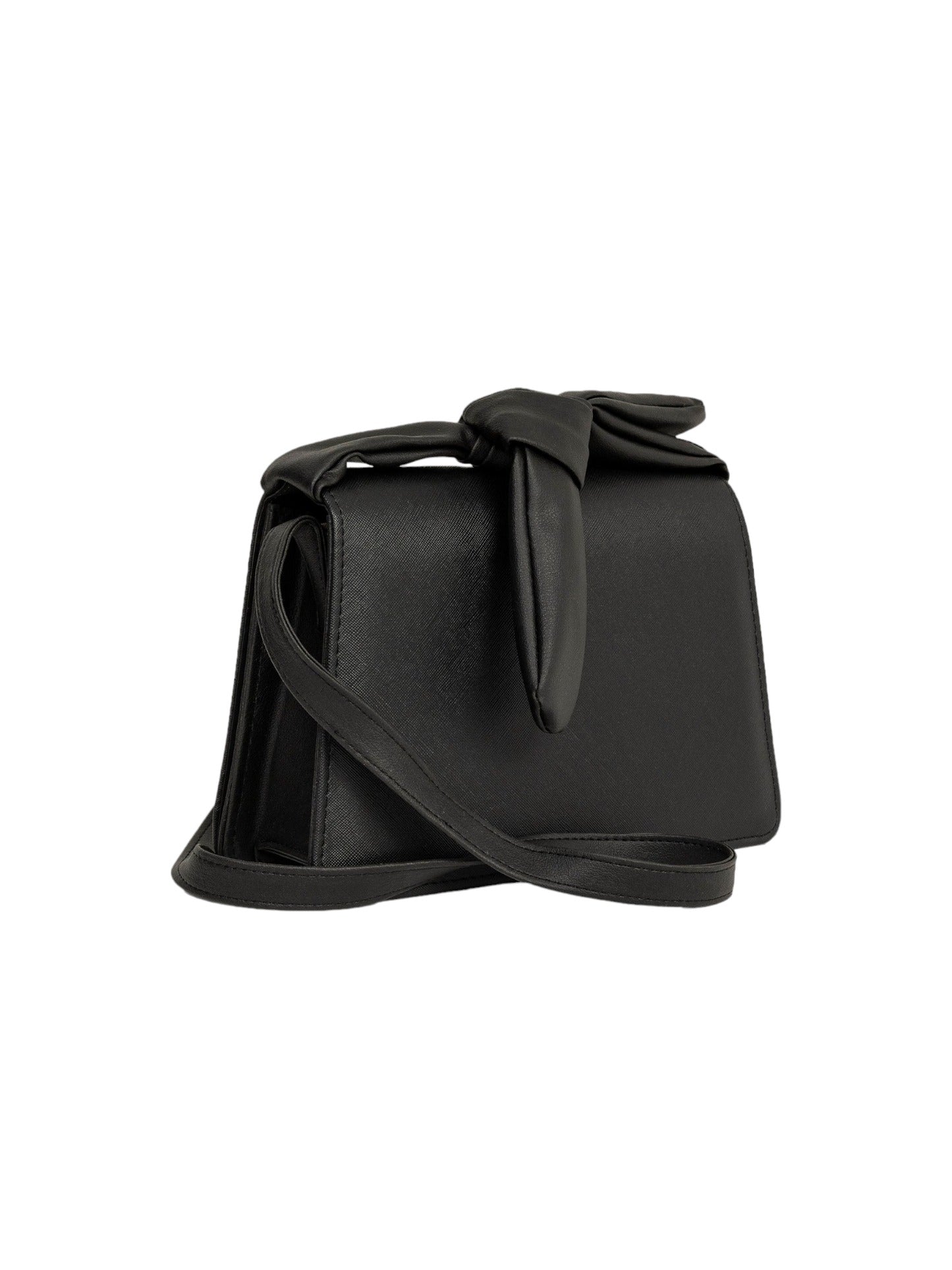 Tie Knot Black Handbag