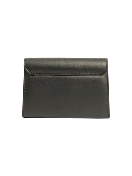 Envelope Shaped Black Handbag