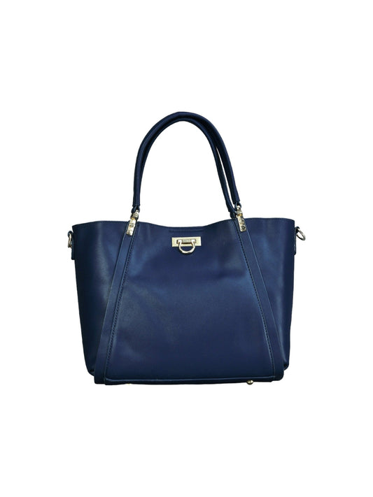 Classic Navy Blue Shoulder Bag