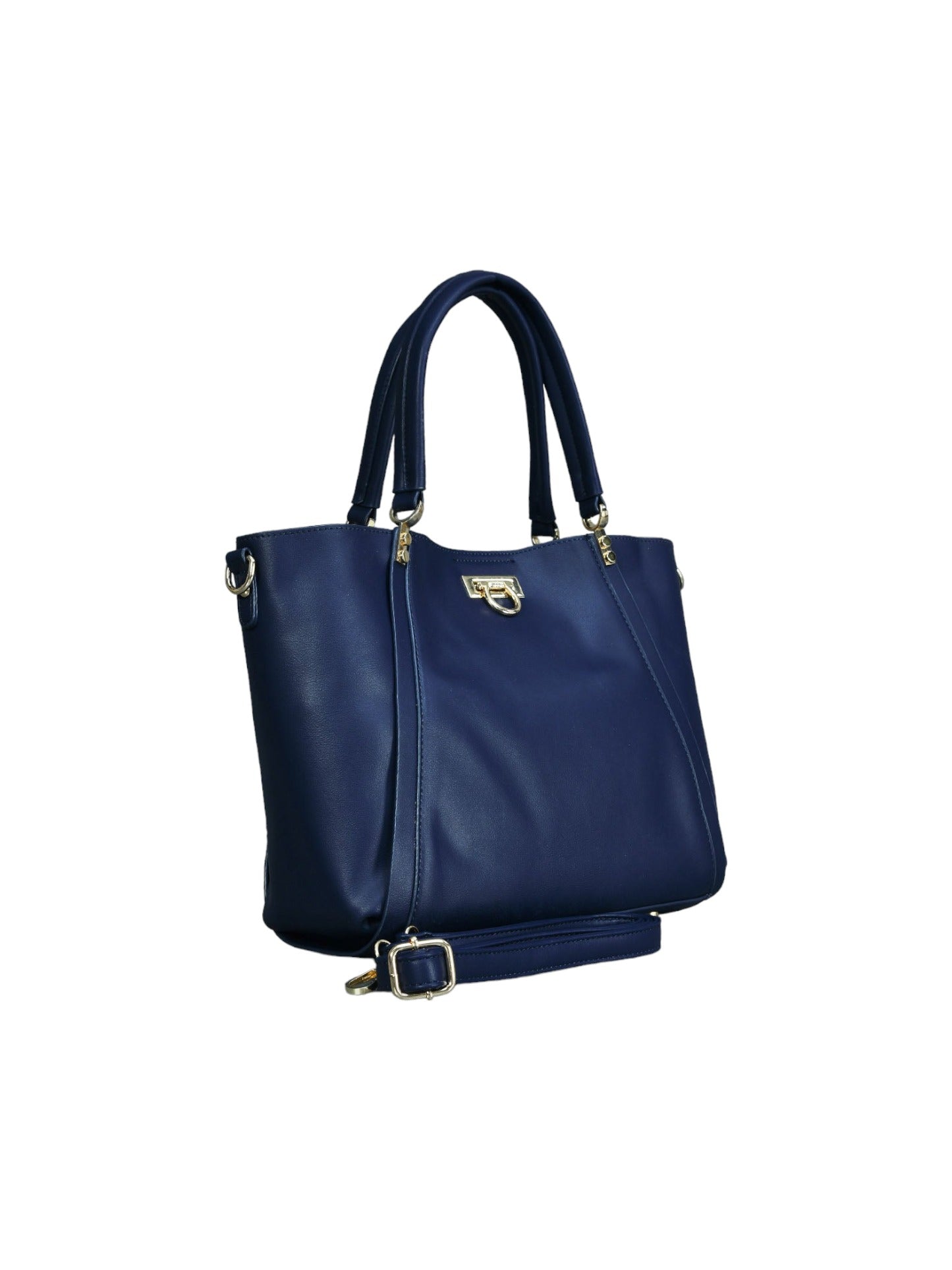 Classic Navy Blue Shoulder Bag